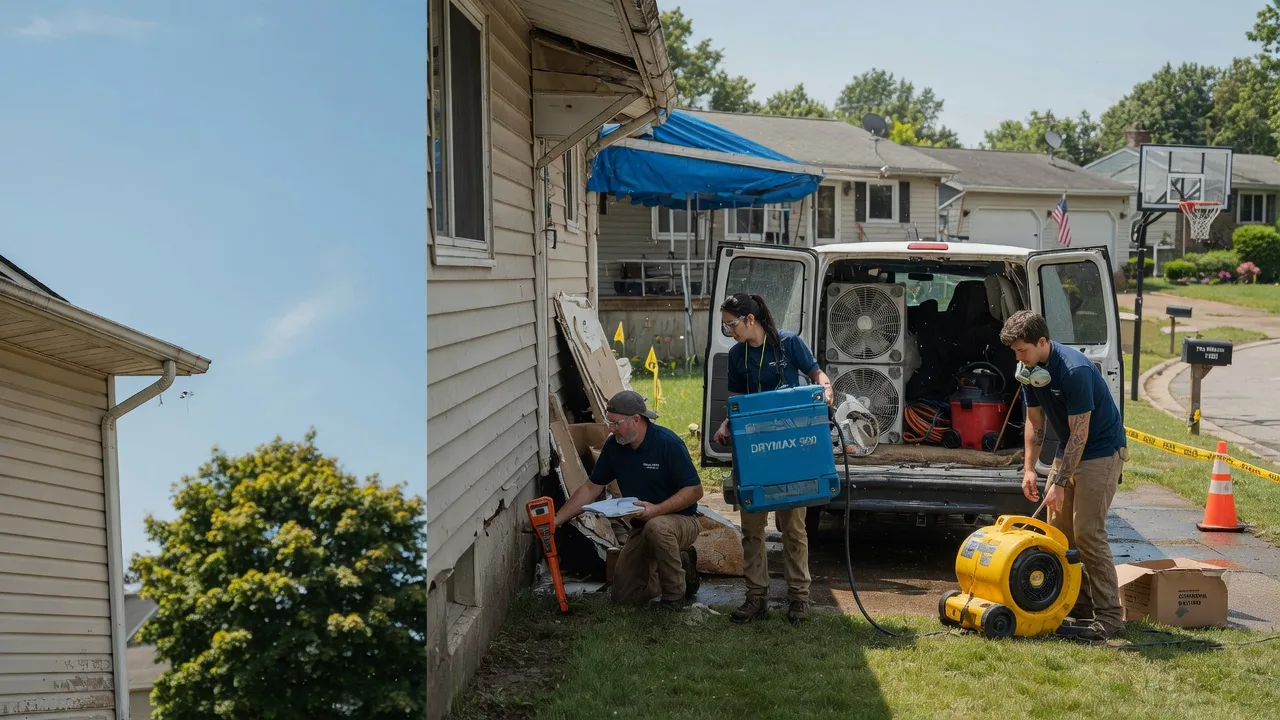 Ceiling Leak Cleanup in Tyngsboro, MA near me